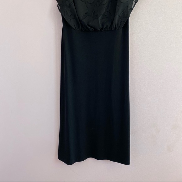 NEW Macy’s Connected Apparel Cape-Overlay Sheath Dress size 10 - Picture 7 of 13